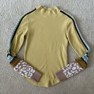 Free people in the mix cuff crochet thermal